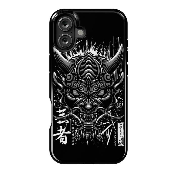 iPhone 16 Plus StrongFit Japanese oni demon by Alberto