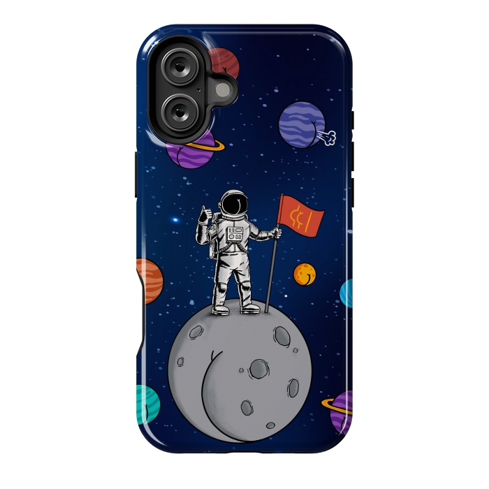 iPhone 16 Plus StrongFit Asstronaut by Coffee Man