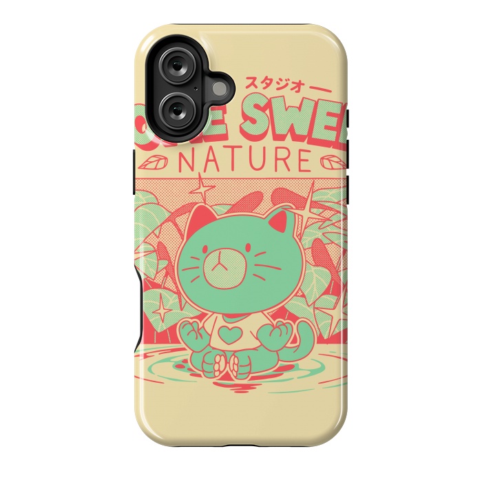 iPhone 16 Plus StrongFit Home Sweet Nature by Ilustrata