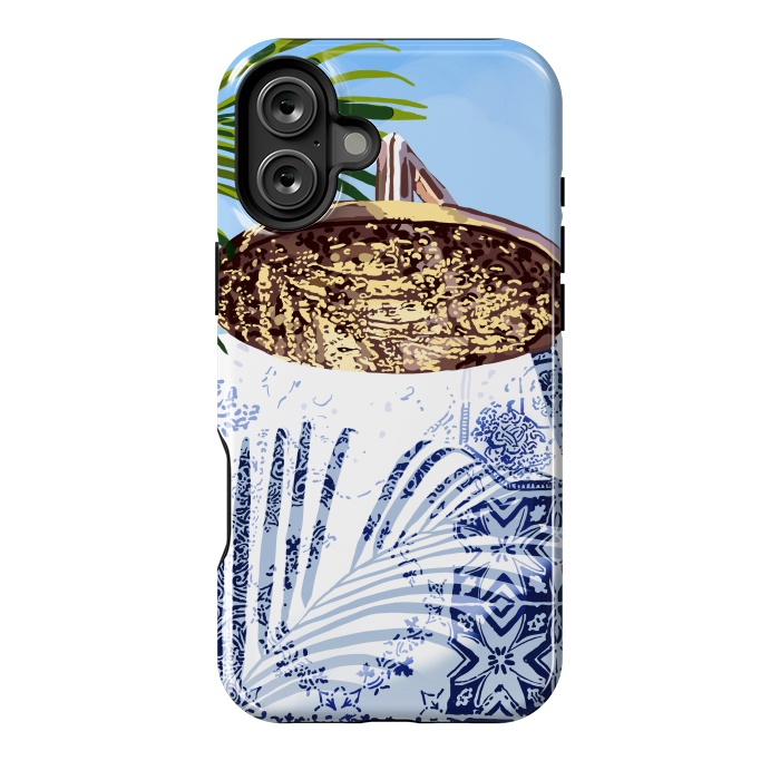 iPhone 16 Plus StrongFit Tropical Shower by Uma Prabhakar Gokhale