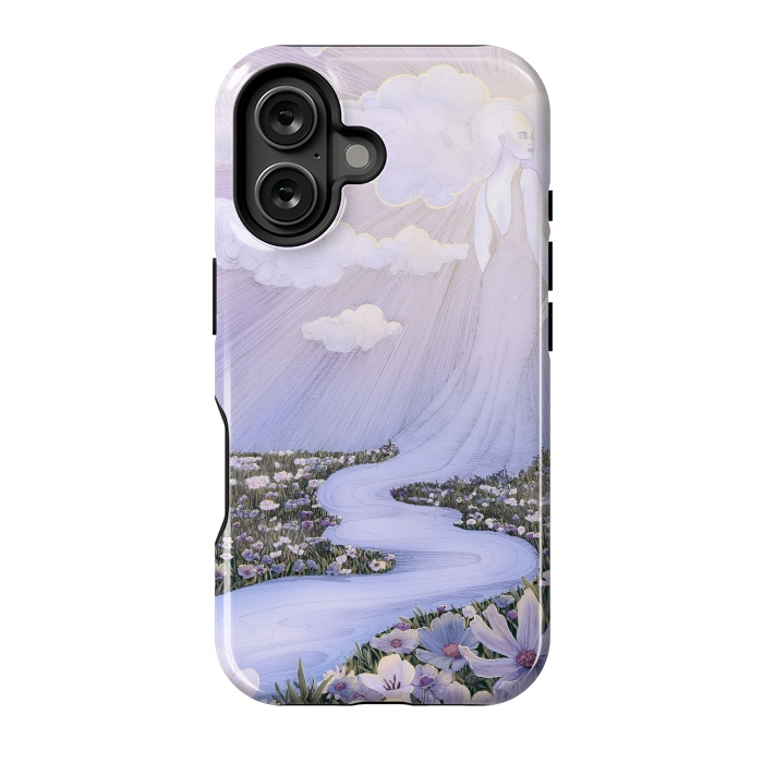 iPhone 16 StrongFit Spirit of River and Sky by ECMazur 