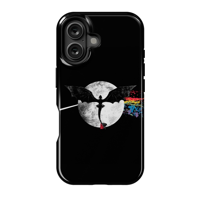 iPhone 16 StrongFit Dragon Side of the Moon Cute Funny Gift by eduely