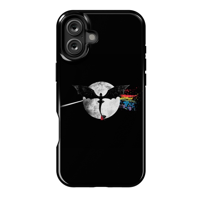 iPhone 16 Plus StrongFit Dragon Side of the Moon Cute Funny Gift by eduely