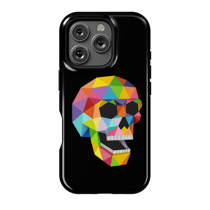 iPhone 16 Pro StrongFit Skull Polygons by Coffee Man