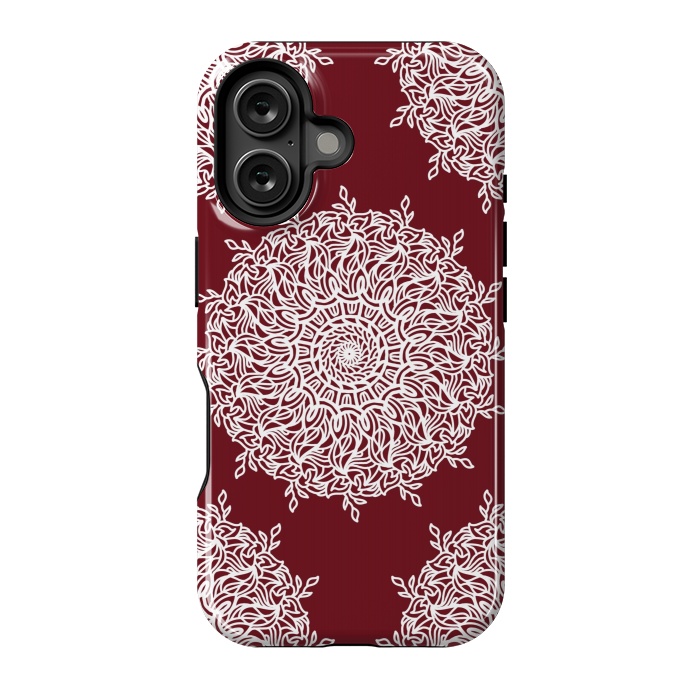 iPhone 16 StrongFit Red drama by Josie