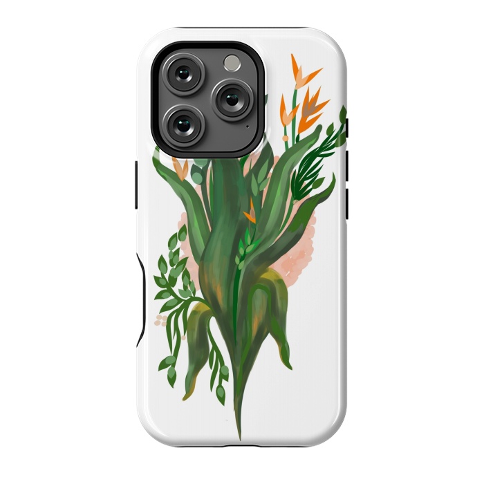 iPhone 16 Pro StrongFit Tropical Orchid by Josie