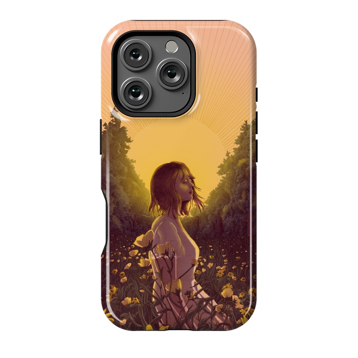 iPhone 16 Pro StrongFit Dawn in the Meadow Colour Version by ECMazur 