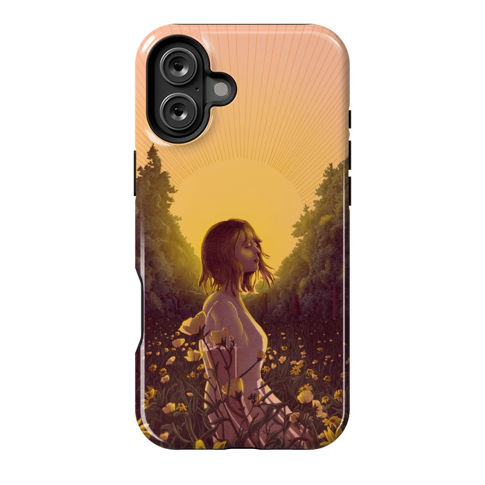 iPhone 16 Plus StrongFit Dawn in the Meadow Colour Version by ECMazur 