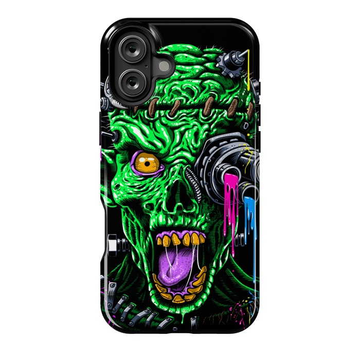 iPhone 16 Plus StrongFit Futuristic zombie by Alberto