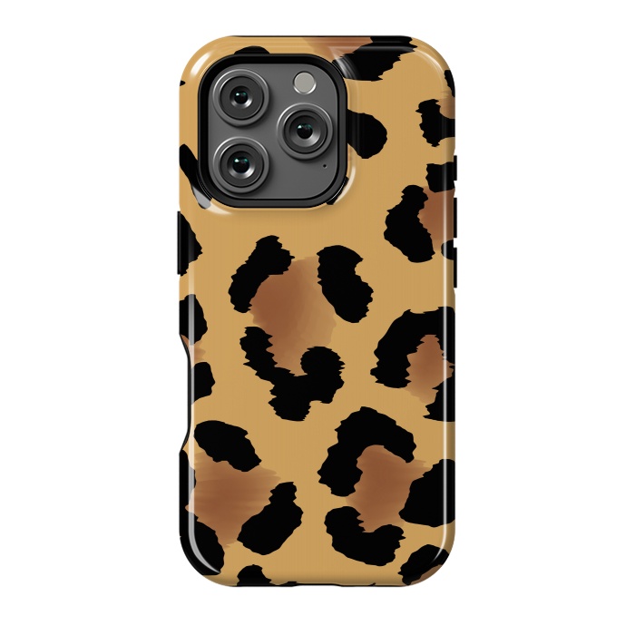 iPhone 16 Pro StrongFit Brown Animal Print by ArtsCase