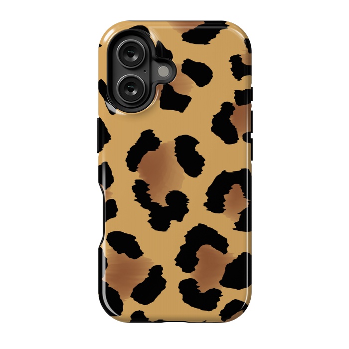 iPhone 16 StrongFit Brown Animal Print by ArtsCase