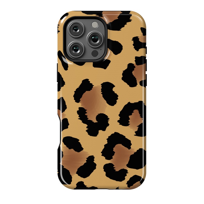 iPhone 16 Pro Max StrongFit Brown Animal Print by ArtsCase