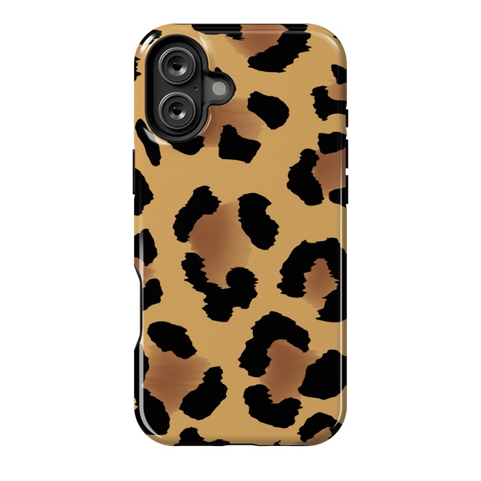 iPhone 16 Plus StrongFit Brown Animal Print by ArtsCase