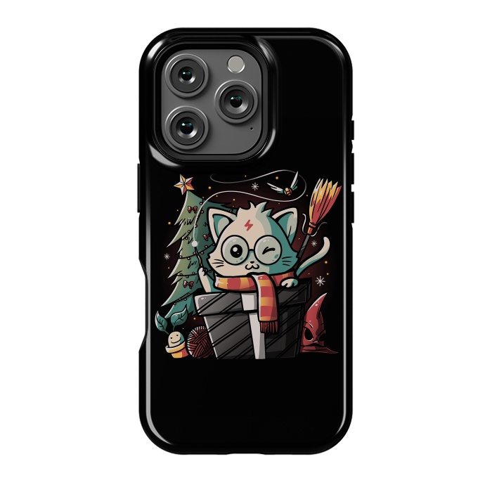 iPhone 16 Pro StrongFit Meowgical Gift by eduely