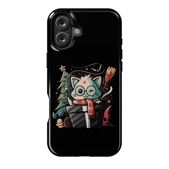 iPhone 16 Plus StrongFit Meowgical Gift by eduely