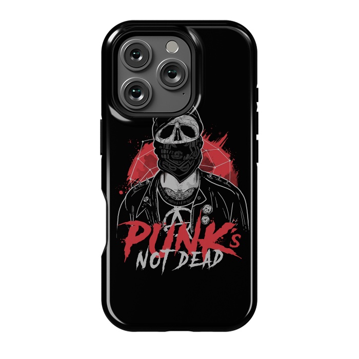 iPhone 16 Pro StrongFit Punk’s Not Dead by eduely