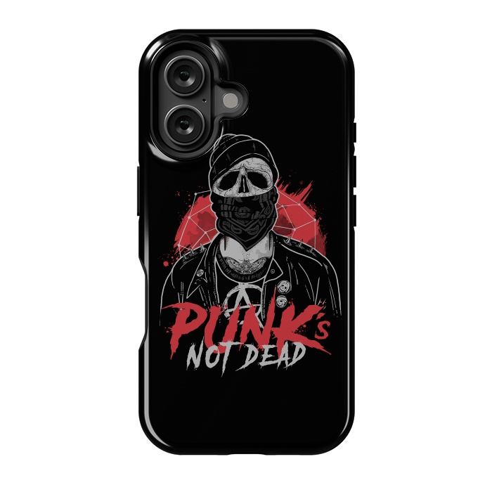 iPhone 16 StrongFit Punk’s Not Dead by eduely