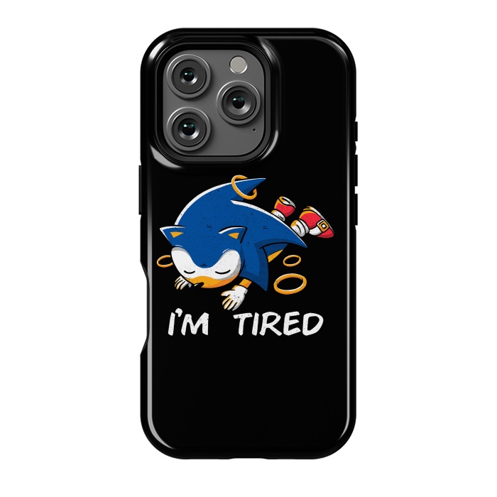 iPhone 16 Pro StrongFit Sonic Tired  by eduely