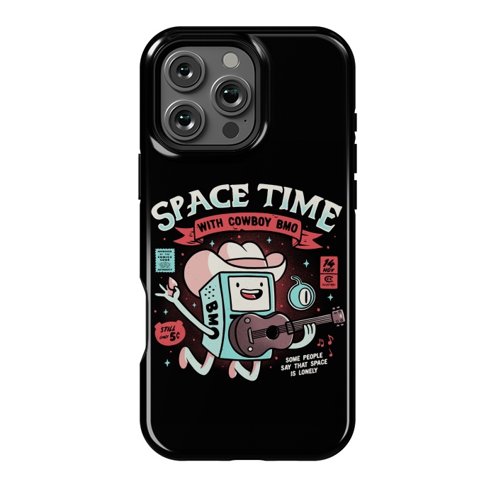 iPhone 16 Pro Max StrongFit Space Time Cool Robot Cowboy Gift by eduely