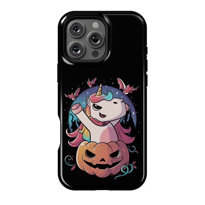 iPhone 16 Pro Max StrongFit Spooky Unicorn Funny Cute Magic Halloween by eduely