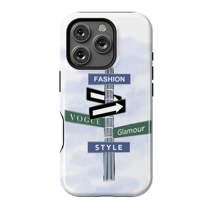 iPhone 16 Pro StrongFit Blue Fashion Sign by Martina