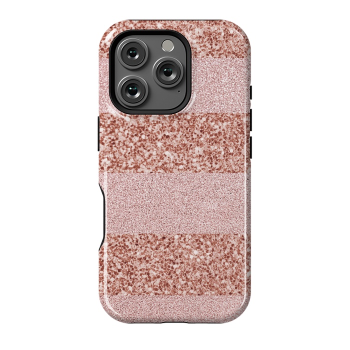 iPhone 16 Pro StrongFit Pink Deluxe Sparkles by Martina