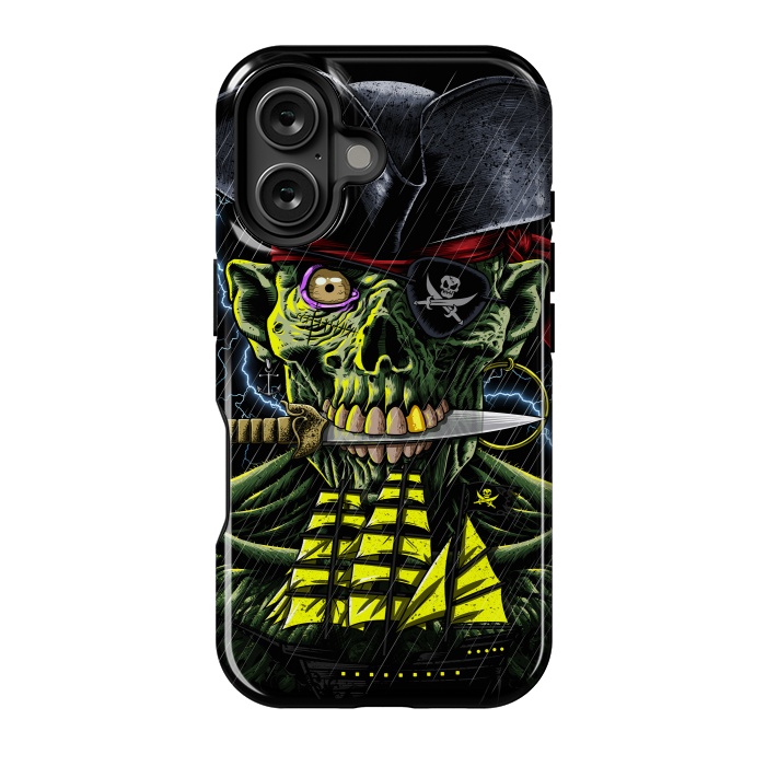 iPhone 16 StrongFit Zombie Pirate  by Alberto