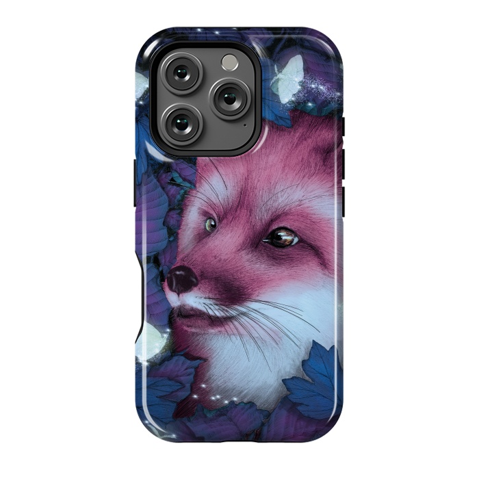 iPhone 16 Pro StrongFit Fox in the Midnight Forest by ECMazur 