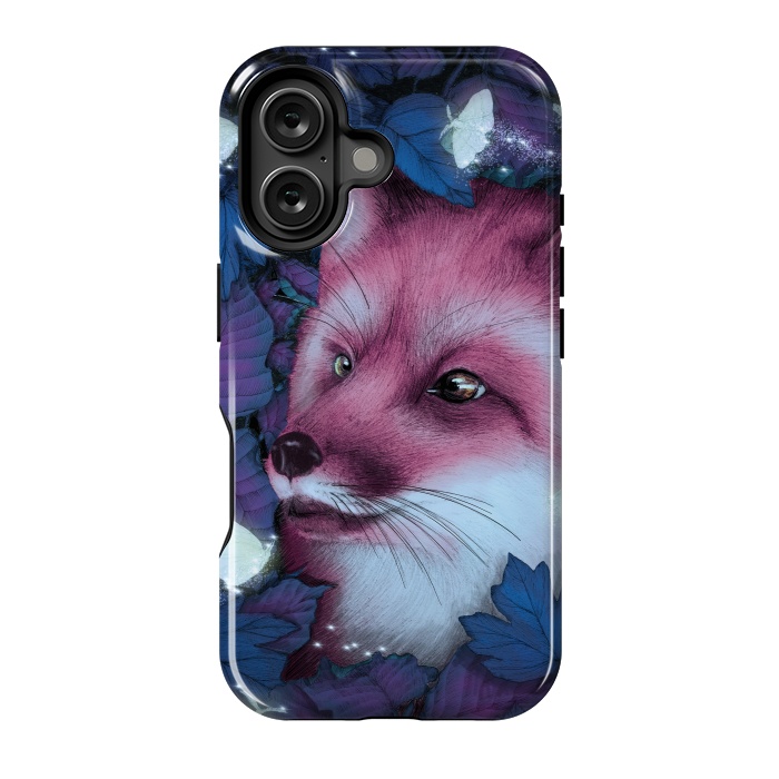 iPhone 16 StrongFit Fox in the Midnight Forest by ECMazur 