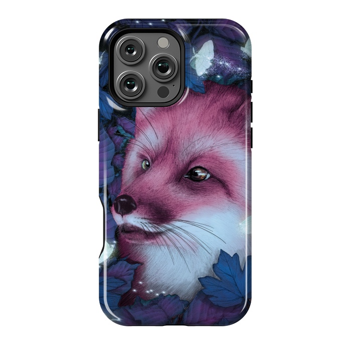 iPhone 16 Pro Max StrongFit Fox in the Midnight Forest by ECMazur 