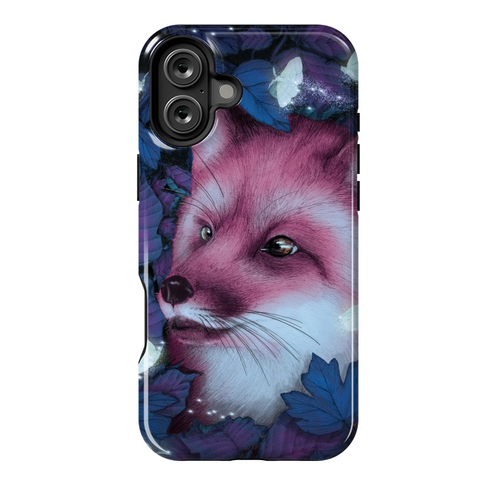 iPhone 16 Plus StrongFit Fox in the Midnight Forest by ECMazur 