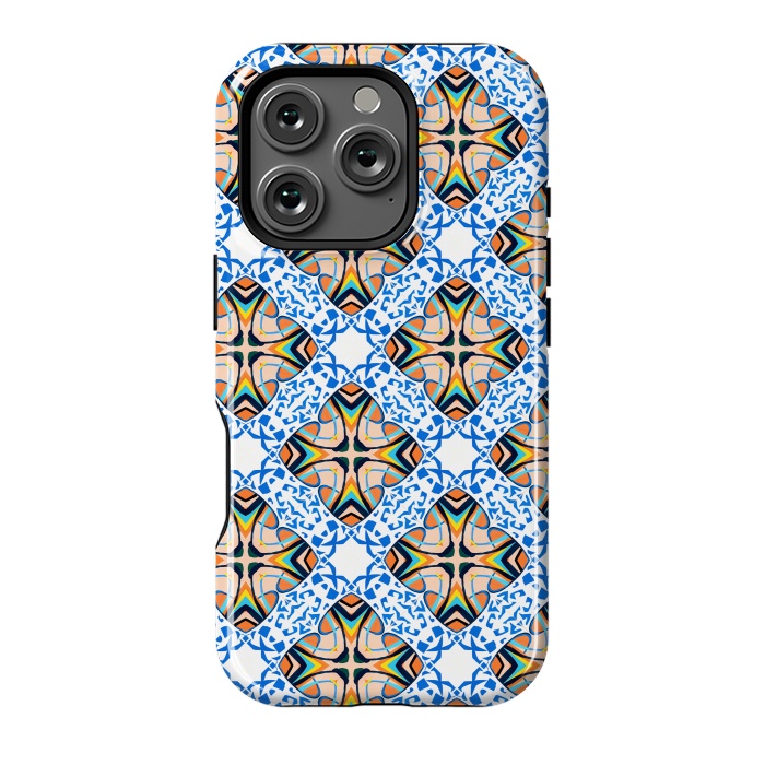 iPhone 16 Pro StrongFit Mediterranean Tile by Uma Prabhakar Gokhale