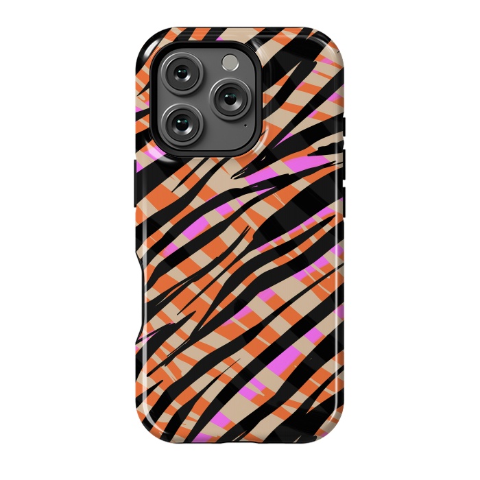 iPhone 16 Pro StrongFit Tiger skin by Laura Grant