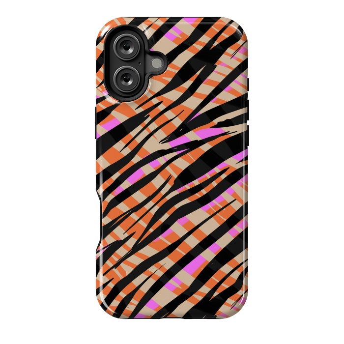 iPhone 16 Plus StrongFit Tiger skin by Laura Grant