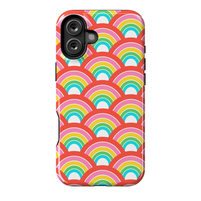 iPhone 16 Plus StrongFit Rainbows by Laura Grant