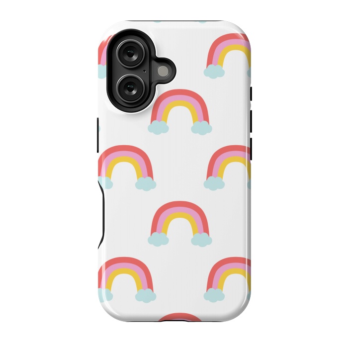 iPhone 16 StrongFit Rainbows by Sam Pernoski