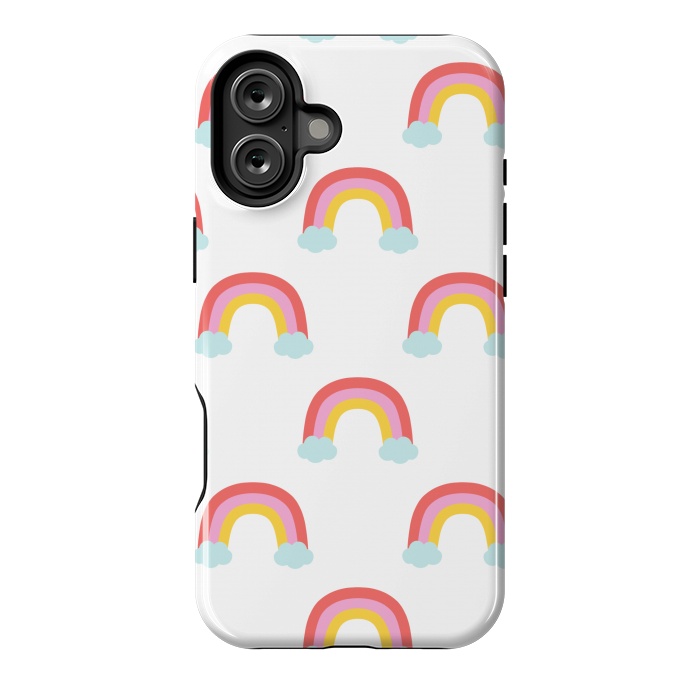 iPhone 16 Plus StrongFit Rainbows by Sam Pernoski