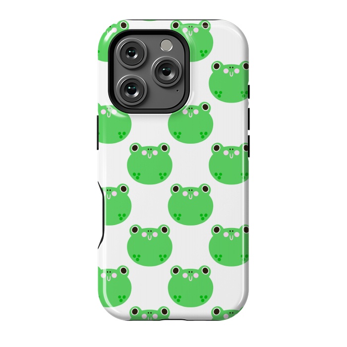 iPhone 16 Pro StrongFit Happy Frogs by Sam Pernoski