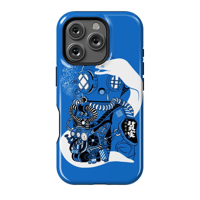 iPhone 16 Pro StrongFit Steampunk scuba diving suit by Alberto