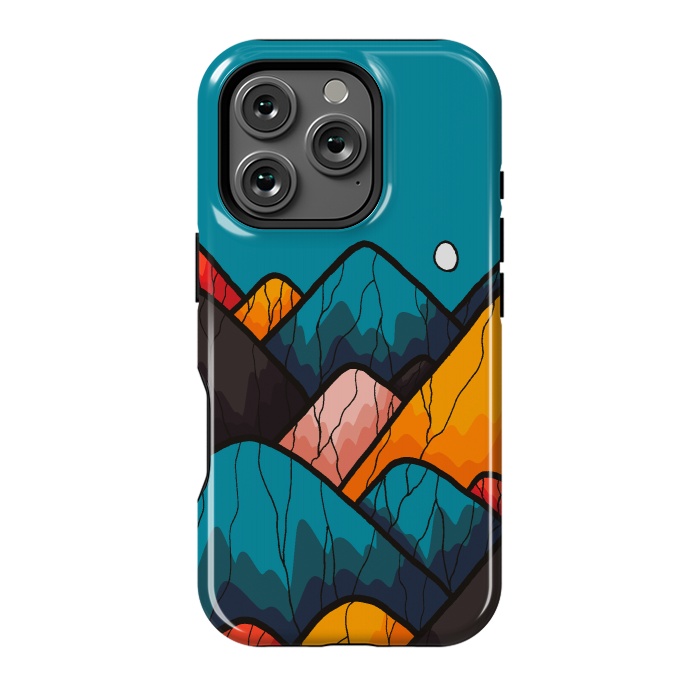 iPhone 16 Pro StrongFit Round rock peaks by Steve Wade (Swade)