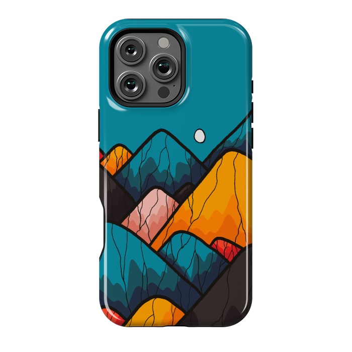 iPhone 16 Pro Max StrongFit Round rock peaks by Steve Wade (Swade)