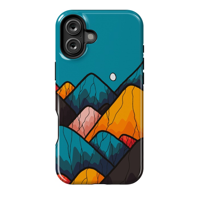 iPhone 16 Plus StrongFit Round rock peaks by Steve Wade (Swade)