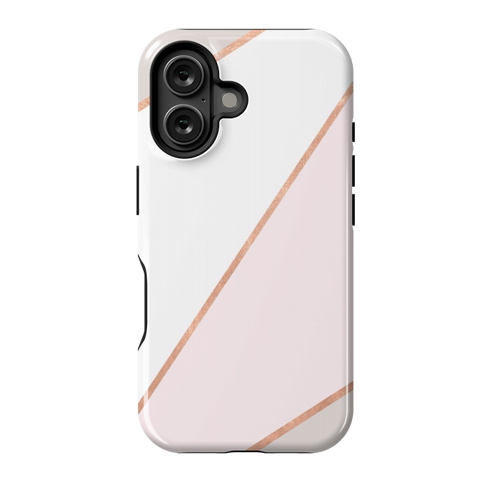 iPhone 16 StrongFit GEO TIKKI ROSEGOLD by Monika Strigel