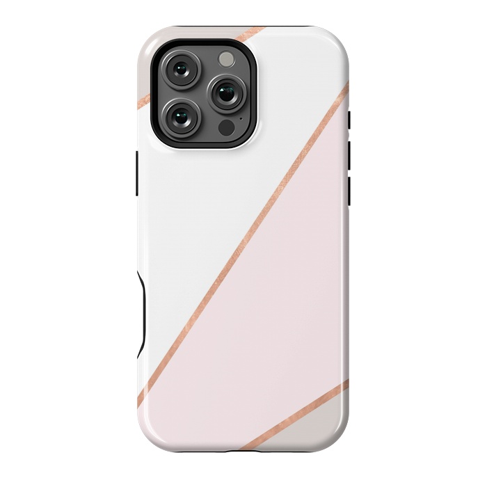 iPhone 16 Pro Max StrongFit GEO TIKKI ROSEGOLD by Monika Strigel