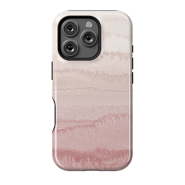 iPhone 16 Pro StrongFit WITHIN THE TIDES - BALLERINA BLUSH by Monika Strigel