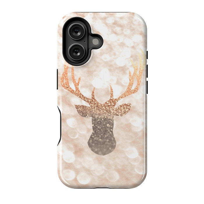 iPhone 16 StrongFit CHAMPAGNER SANDY  STAG by Monika Strigel