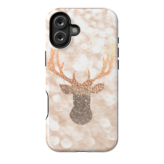 iPhone 16 Plus StrongFit CHAMPAGNER SANDY  STAG by Monika Strigel