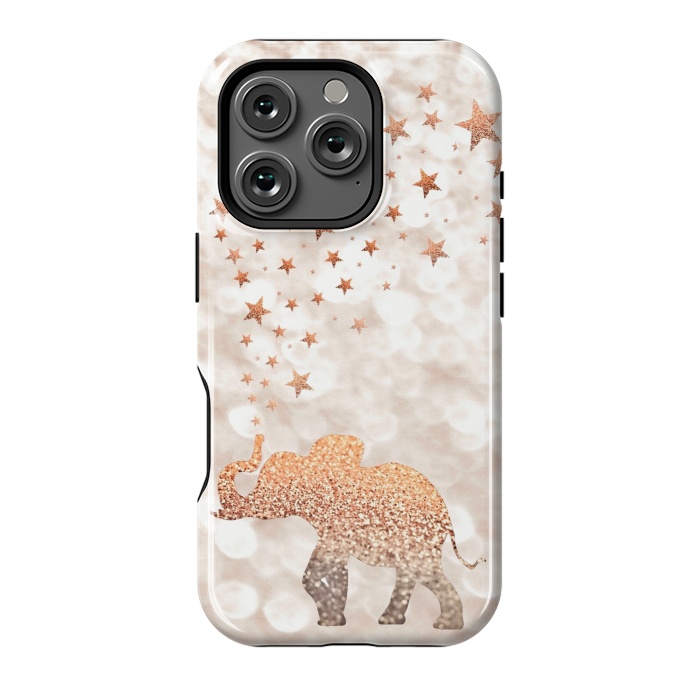 iPhone 16 Pro StrongFit LUCKY ELEPHANT by Monika Strigel