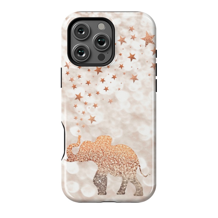 iPhone 16 Pro Max StrongFit LUCKY ELEPHANT by Monika Strigel