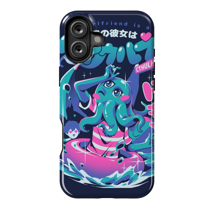 iPhone 16 Plus StrongFit Cthulhu Girlfriend by Ilustrata